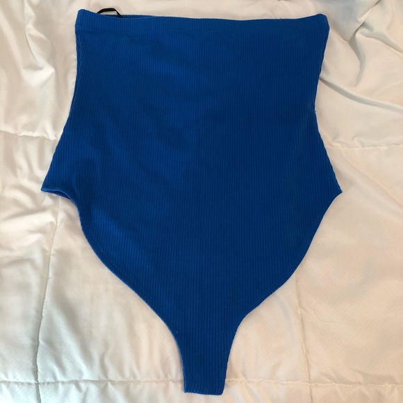 ✨forever 21 blue bodysuit✨ - Picture 3 of 4